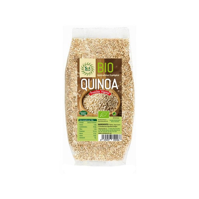 Quinoa bolsa 500g Sol Natural | Dietisur