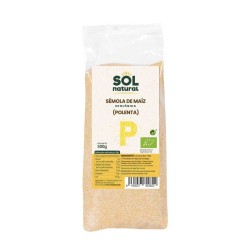 Sémola de maíz (polenta) bio 500 g Sol Natural | Dietisur