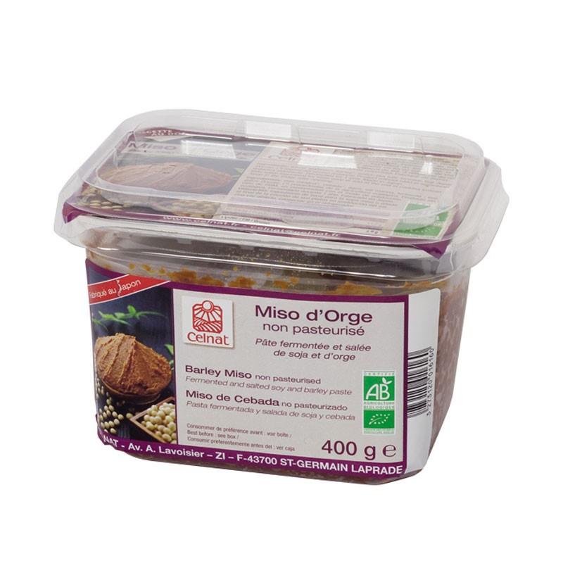 Mugi Miso (cebada) no pasteurizado Bio 400g Celnat | Dietisur