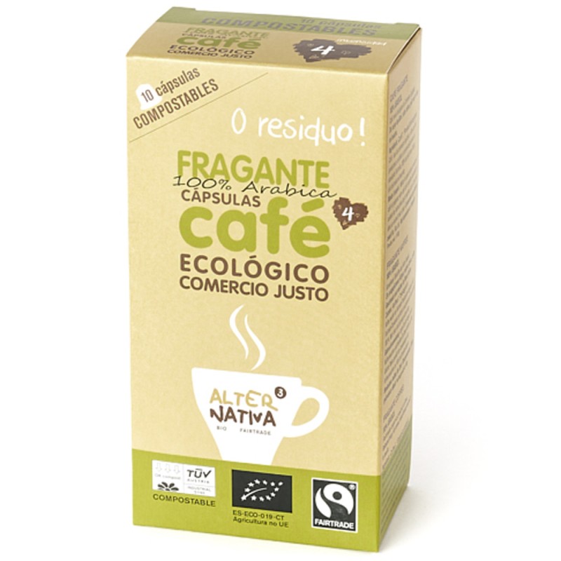 Cafe Fragante capsulas bio 10x5g Alternativa 3 | Dietisur