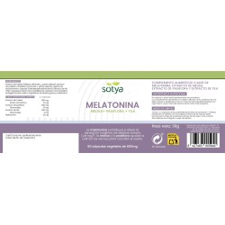 MELATONINA + MELISA + PASIFLORA+ TILA  60 CAPS
