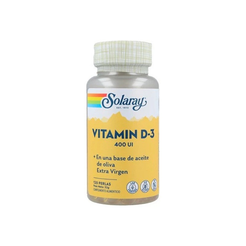 VITAMINA D3 400 UI 120 perlas