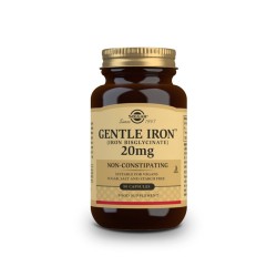 Hierro Gentle 20mg 90vcaps Solgar | Dietisur