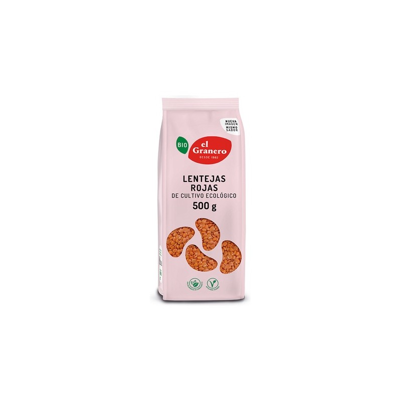 LENTEJAS ROJAS BIO 500 gr