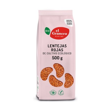 LENTEJAS ROJAS BIO 500 gr
