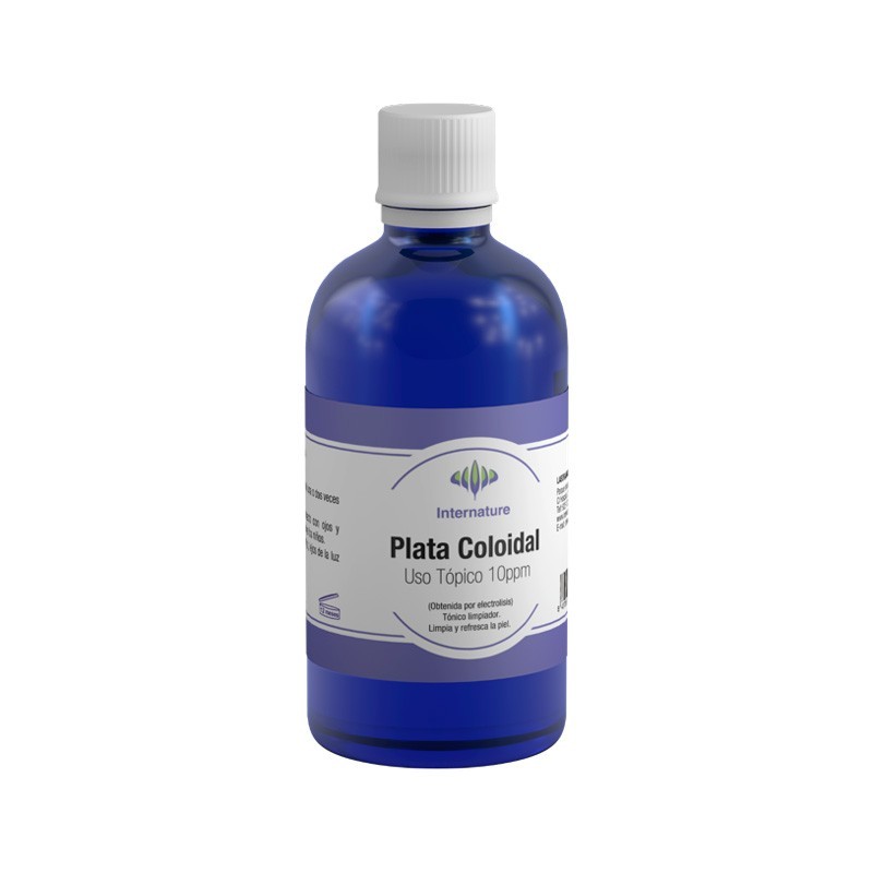 PLATA COLOIDAL (USO TOPICO 10 P.P.M)100 ml (TOPICO