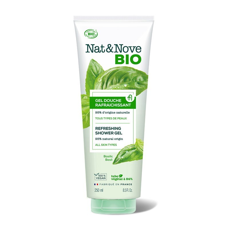 Gel de ducha Refrescante Bio 250ml Nat&Nove | Dietisur