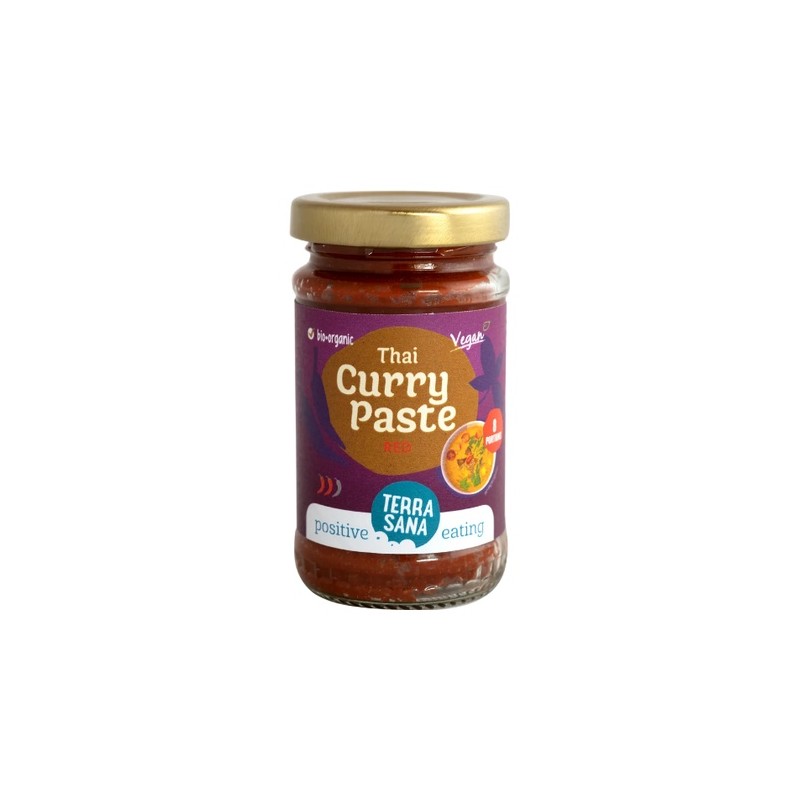 PASTA CURRY ROJO BIO 120GR TERRASANA