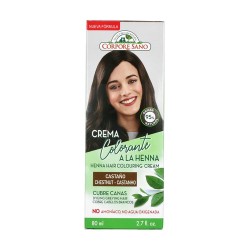 CREMA COLORANTE HENNA CASTAÑO C. SANO