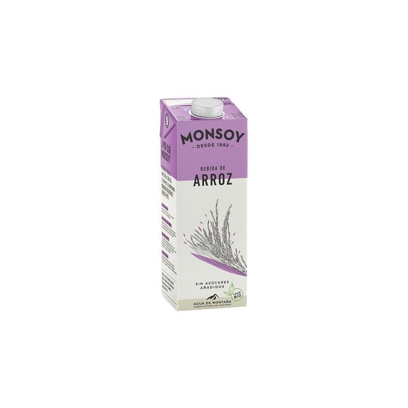 BEBIDA ARROZ S/A ECO 1L MONSOY