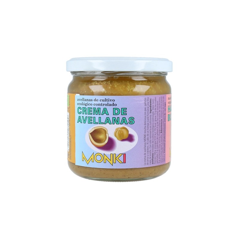 CREMA DE AVELLANAS BIO MONKI 330G