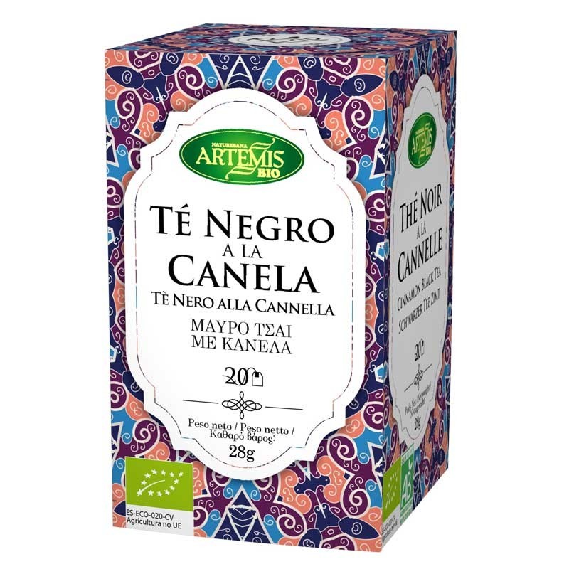 TE NEGRO CANELA  20 filtros