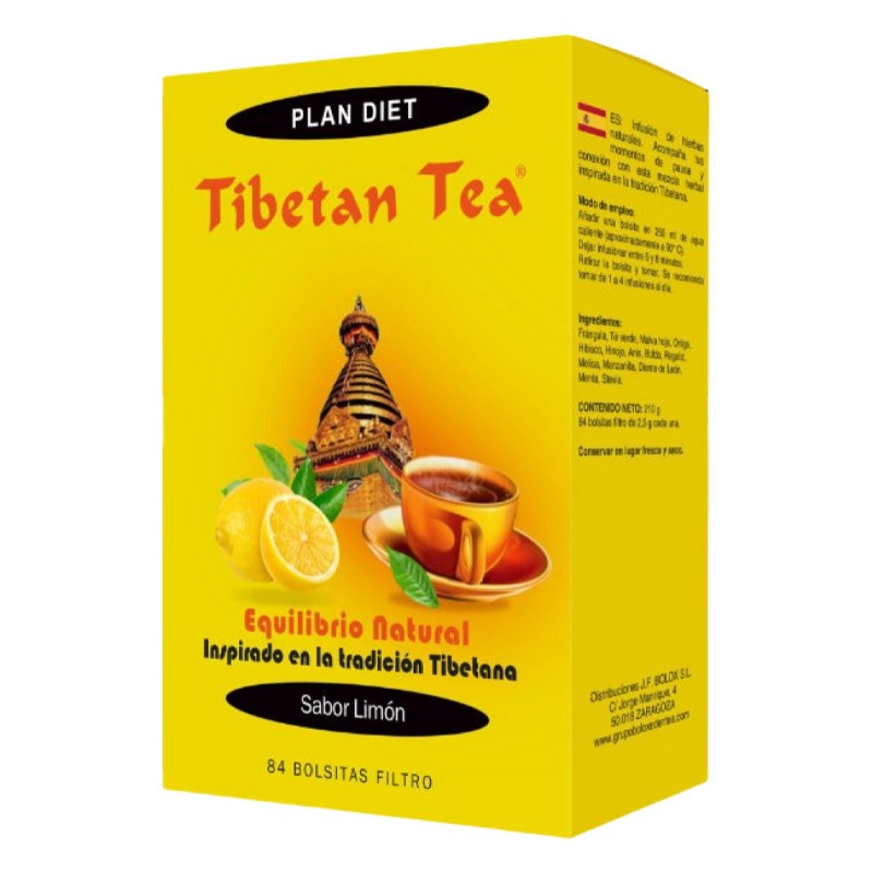 Te tibetano de limon 84 filtros Tibetan Tea