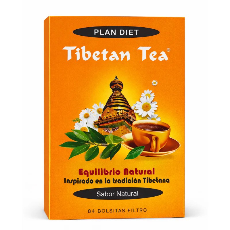 Te tibetano natural 84 filtros Tibetan Tea