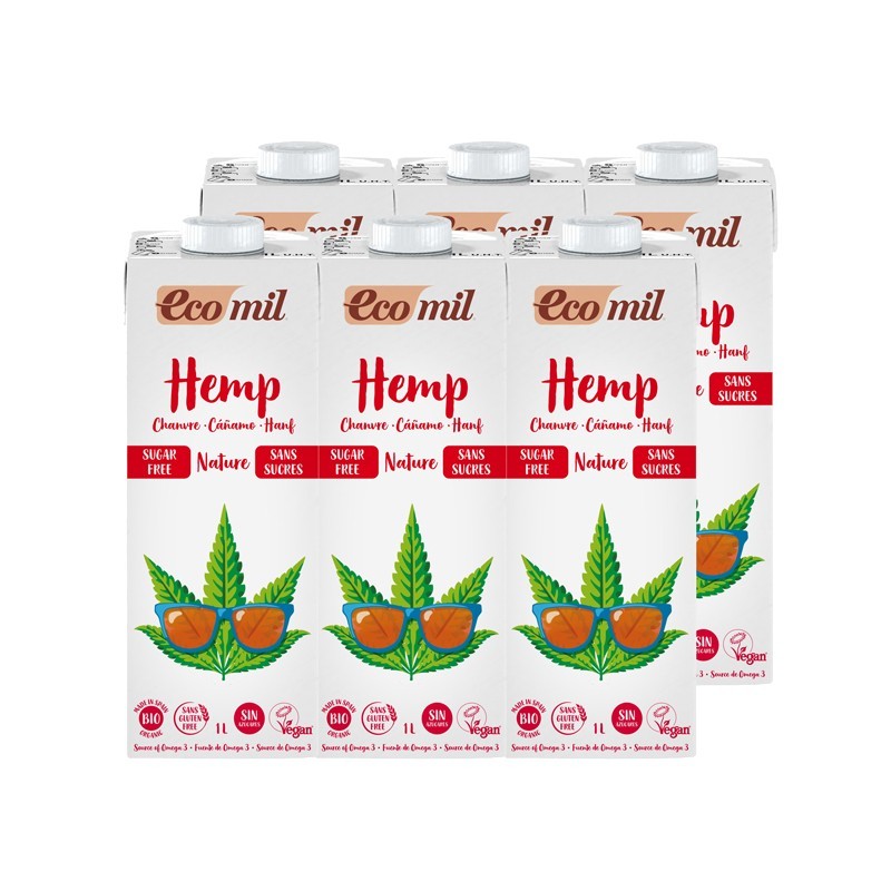 ECOMIL HEMP CAÑAMO NATURE (SIN AZUCAR) 1 litro