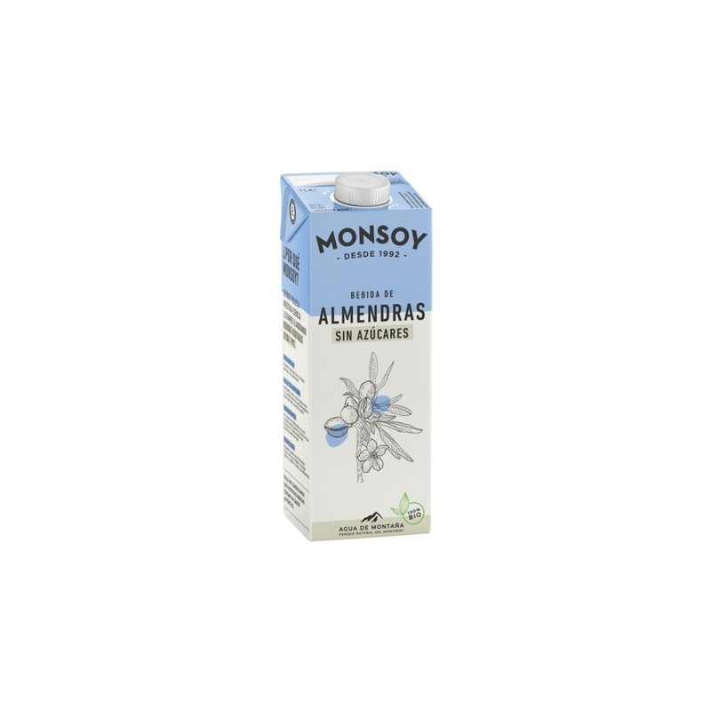 BEBIDA ALMENDRA S/A ECO 1L MONSOY