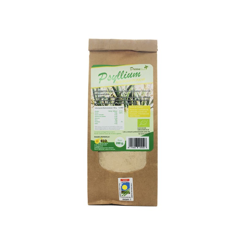 Psyllium bio 200 g Dream Foods | Dietisur