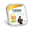 Pate para perros con pollo y algas tarrina bio 150g Yarrah | Dietisur