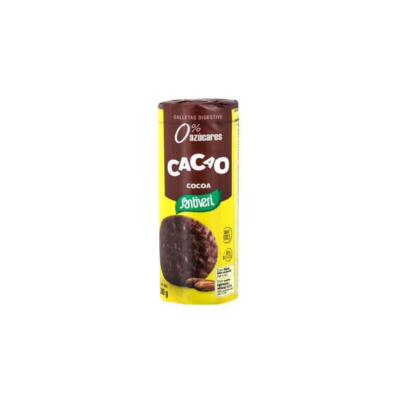 GALLETAS DIGESTIVE CACAO Santiveri 200 G