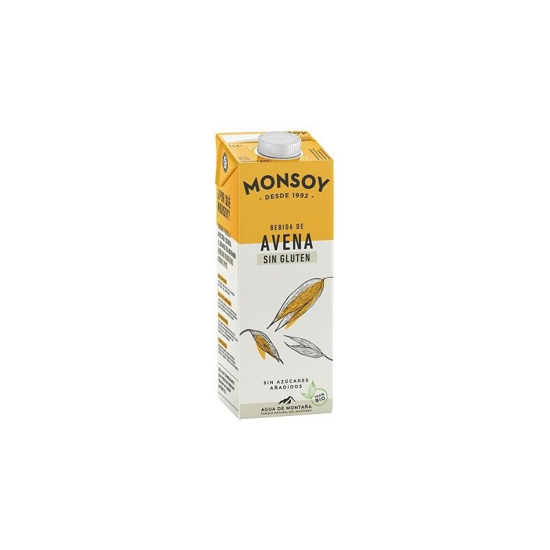 Bebida Avena 100% S/G ECO 1L MONSOY
