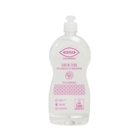 Lavavajillas mano concentrado Green Zero 750 ml Ecotech