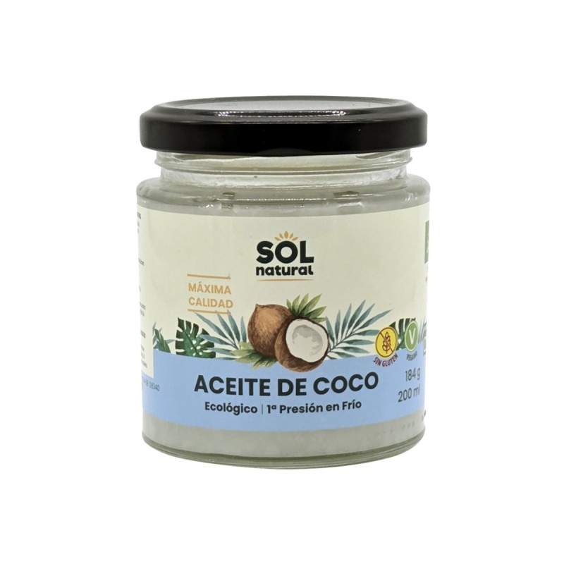 ACEITE DE COCO VIRGEN EXTRA PEQUEðO BIO 200 ml