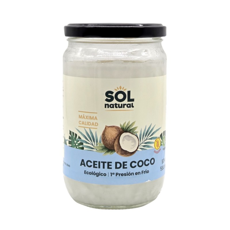 ACEITE DE COCO VIRGEN EXTRA GRANDE BIO 580 ml