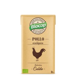 Caldo de Pollo autentico tetrabrik Bio 1L Biocop | Dietisur