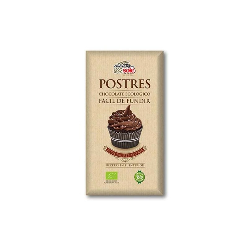 CHOCOLATE PARA POSTRES SOLE ECO 200G