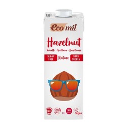 ECOMIL AVELLANAS NATURE 1 litro SIN AZUCARES