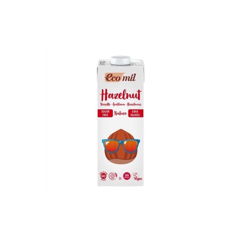 ECOMIL AVELLANAS NATURE 1 litro SIN AZUCARES