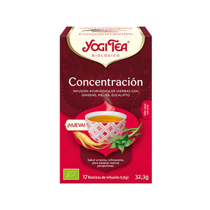 Yogi Tea Concentracion Bio 17 filtros | Dietisur