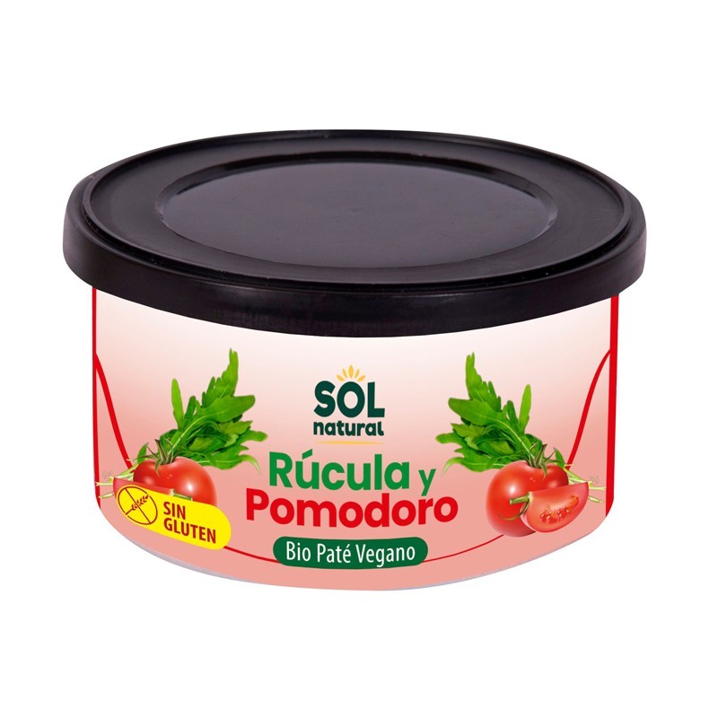 PATE RUCULA Y POMODORO BIO 125 g