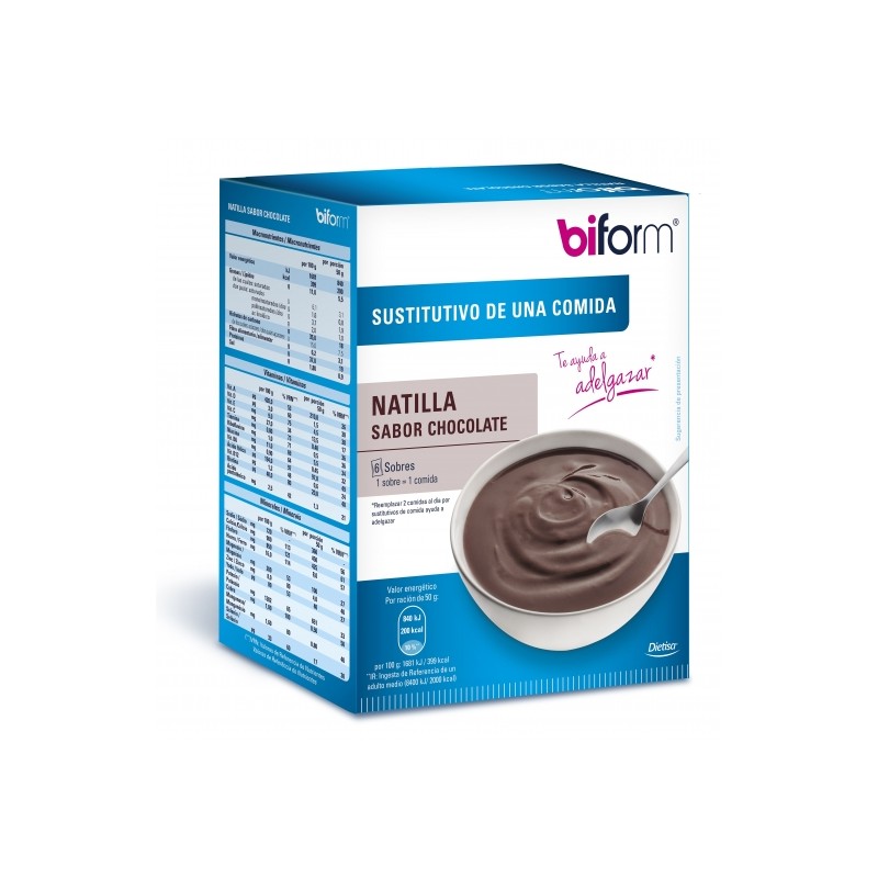 Crema Chocolate ENVASE 1 Sobres 50gr BIFORM®