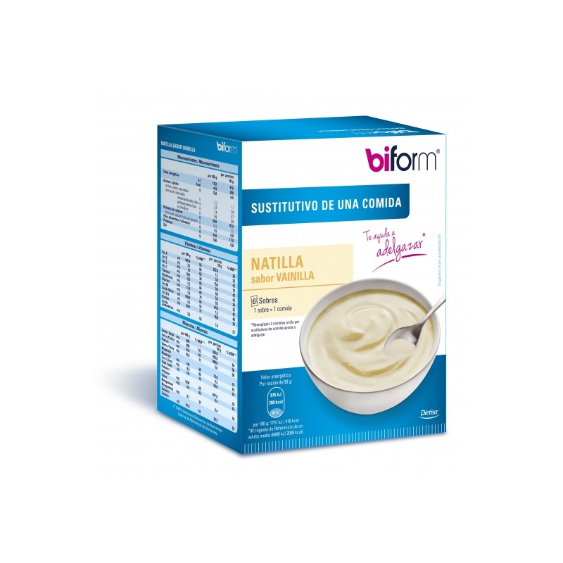 Crema Vainilla ENVASE 1 Sobre 50gr BIFORM®