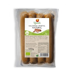 Salchicha vegetal natural bio 230g Vegetalia | Dietisur