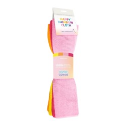 Bayeta de microfibra 100% reciclada Sunrise 4 unidades Happy Rainbow
