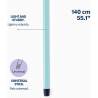 Palo universal 100% reciclado Blue Dolphin