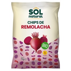 Chips de remolacha Bio sin gluten 75g Sol Natural