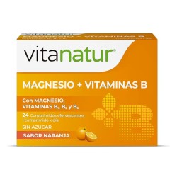 Magnesio + Vitaminas B 24 comprimidos Vitanatur Esencial