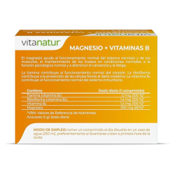Magnesio + Vitaminas B 24 comprimidos Vitanatur Esencial