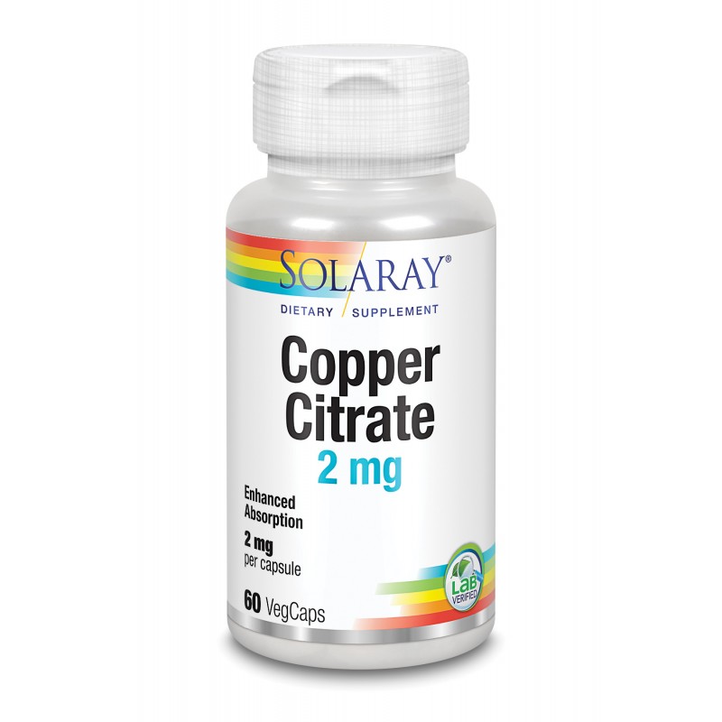 COBRE CITRATO 2 mg  60 Vcaps
