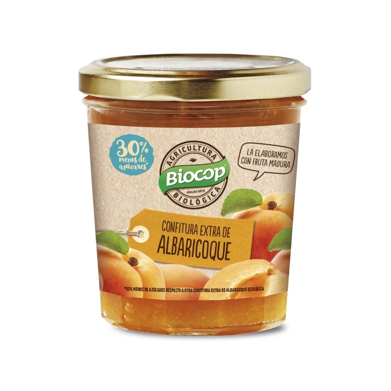 CONFITURA EXTRA ALBARICOQUE BIOCOP 320 G