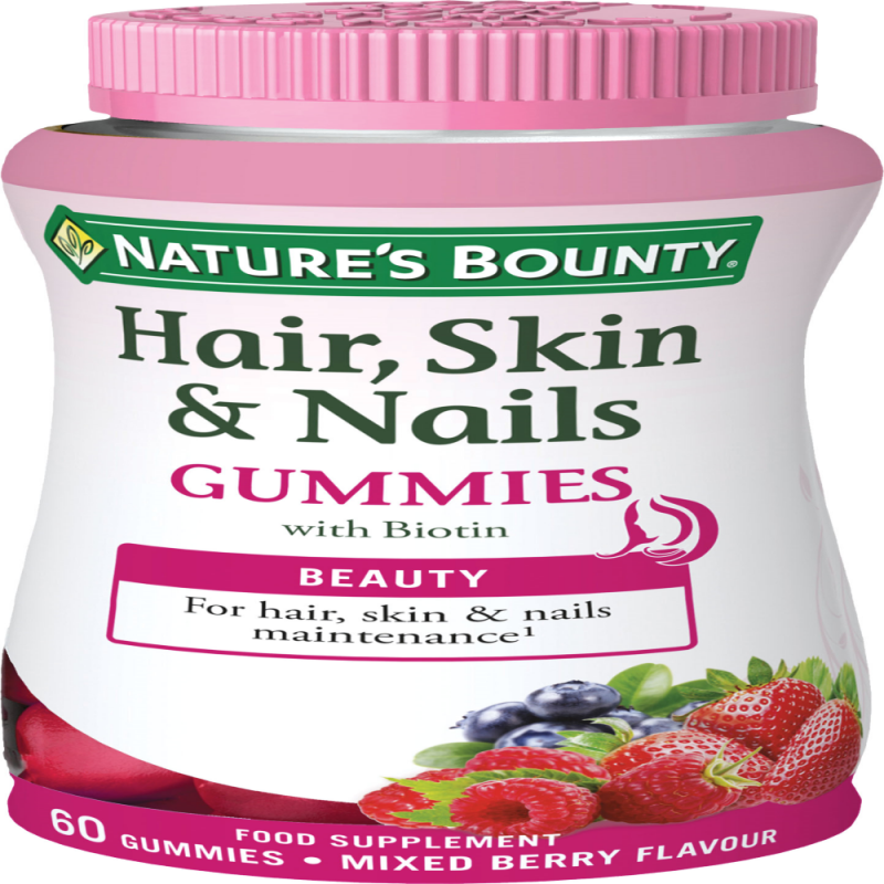 N's B-Pelo, Piel y Uñas GUMMIES (60)