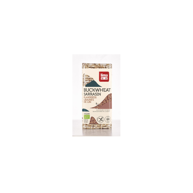 TORTAS DE SARRACENO CON LINO 130 g BIO