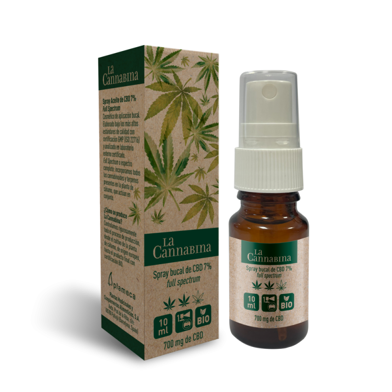 SPRAY ACEITE CBD 7% 700 mg CBD 10 ml