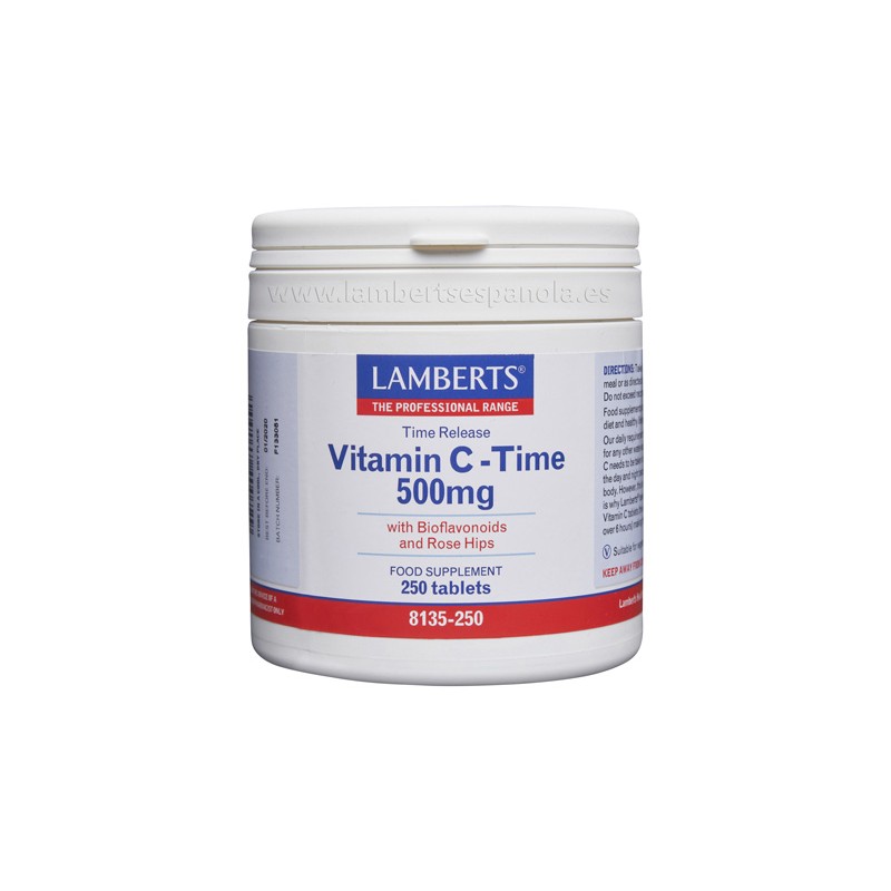 VITAMINA C 500 MG CON BIOFLAVONOIDES  250 Tabs