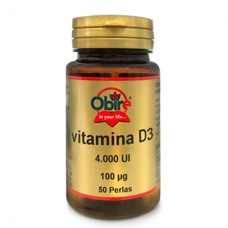 VITAMINA D3 100 mcg (4000 U.I) 50 Perlas