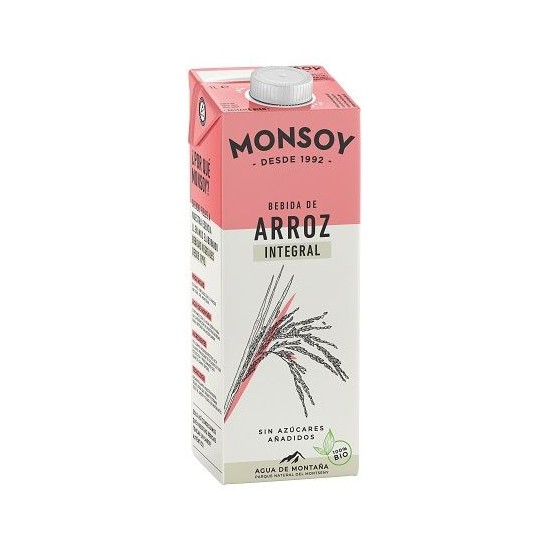 BEBIDA DE ARROZ INTEGRAL MONTSOY 1L