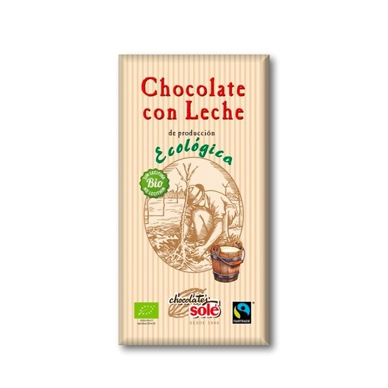 CHOCOLATE CON LECHE ECO 100GR SOLE